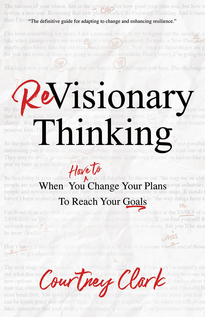 Revisionary Thinking by Courtney Clark Book Cover